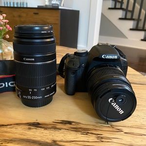 Cannon T1i rebel and zoom lens